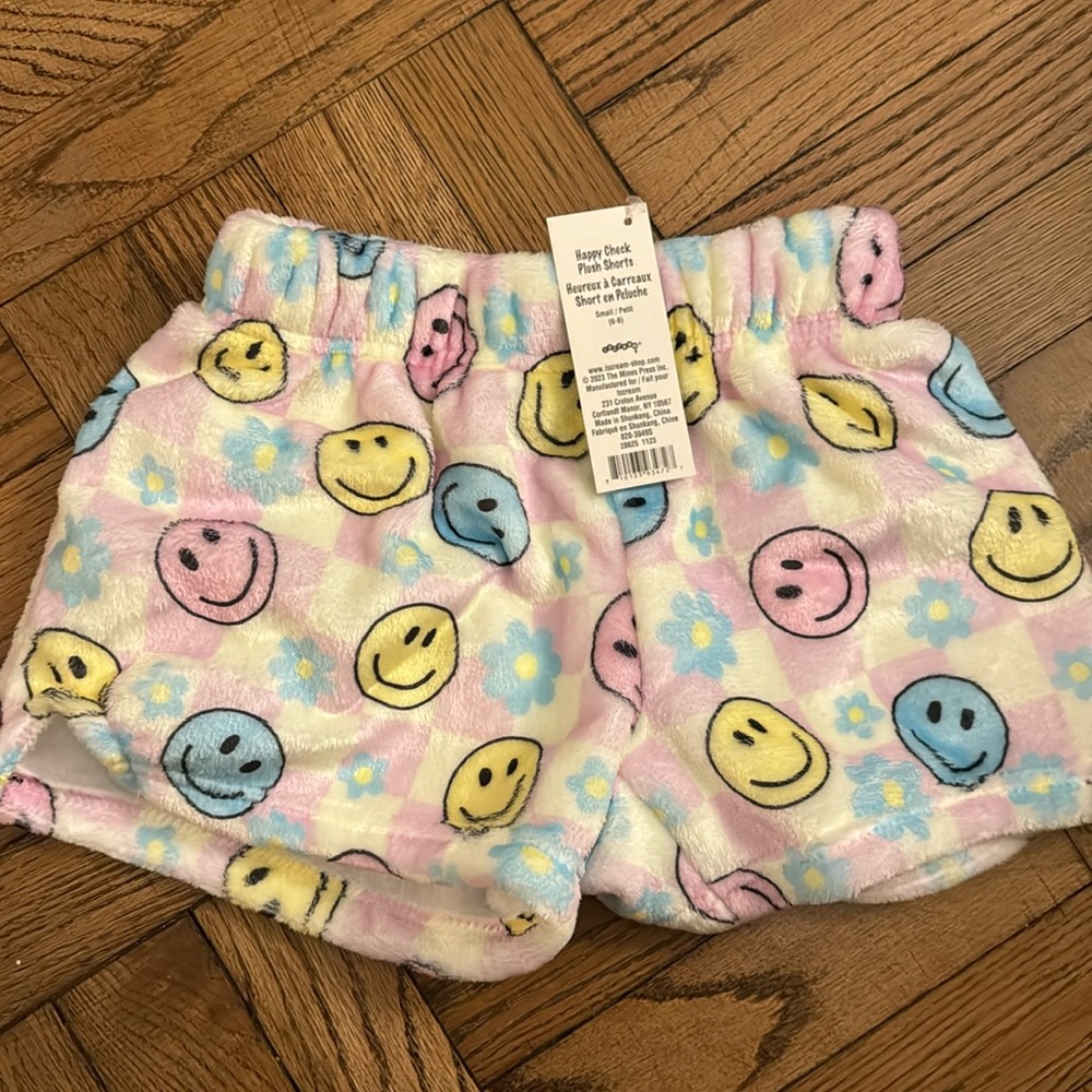 NWT Girls iScream Fuzzy Pajama shorts